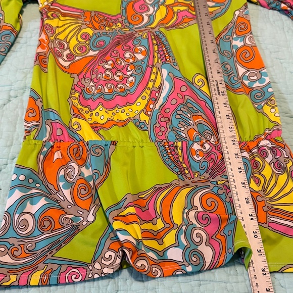 Trina Turk Vibrant Swirl Design Swim Cover Up / Dress - Picture 5 of 13